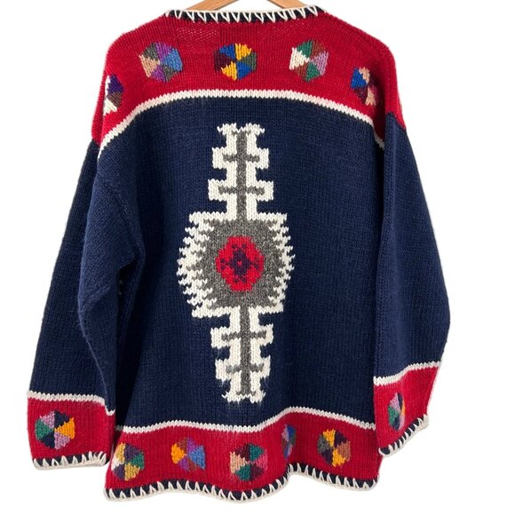 Southern Exposure Pure Wool Ecuadorian Cardigan - Picture 2 of 7